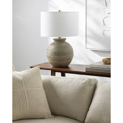 Dino Traditional Gray/White Table Lamp Home Decor > Lighting > Lamp > Table Lamps TriadCommerceInc