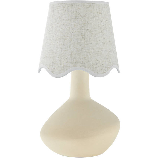 Eiman Rustic Cream Table Lamp Home Decor > Lighting > Lamp > Table Lamps TriadCommerceInc 15"H x 9"W x 9"D