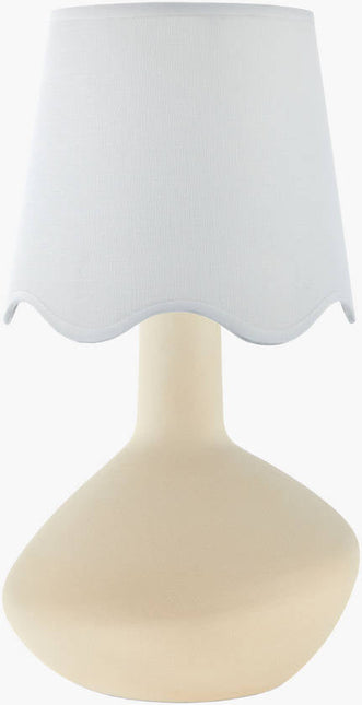 Eiman Rustic White/Cream Table Lamp Home Decor > Lighting > Lamp > Table Lamps TriadCommerceInc 15"H x 9"W x 9"D