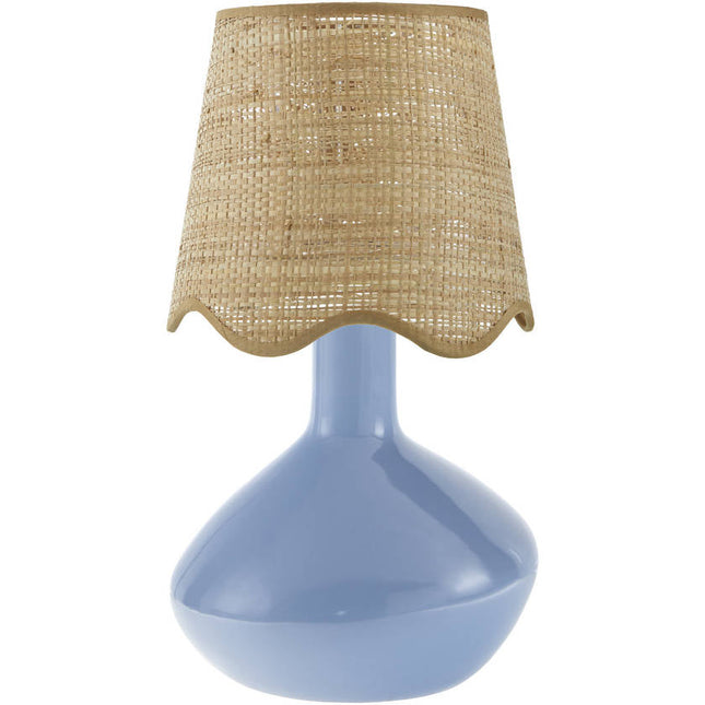 Eiman Rustic Blue Table Lamp Home Decor > Lighting > Lamp > Table Lamps TriadCommerceInc 15"H x 9"W x 9"D