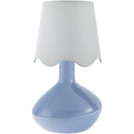 Eiman Rustic Blue/White Table Lamp Home Decor > Lighting > Lamp > Table Lamps TriadCommerceInc 15"H x 9"W x 9"D