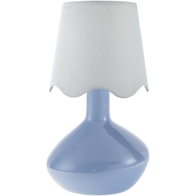 Eiman Rustic Blue/White Table Lamp Home Decor > Lighting > Lamp > Table Lamps TriadCommerceInc 15"H x 9"W x 9"D