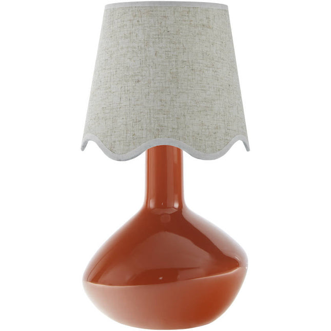 Eiman Rustic Red/Wheat Table Lamp Home Decor > Lighting > Lamp > Table Lamps TriadCommerceInc 15"H x 9"W x 9"D