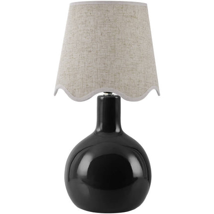 Rondy Rustic Black/Wheat Table Lamp Home Decor > Lighting > Lamp > Table Lamps TriadCommerceInc 15"H x 9"W x 9"D