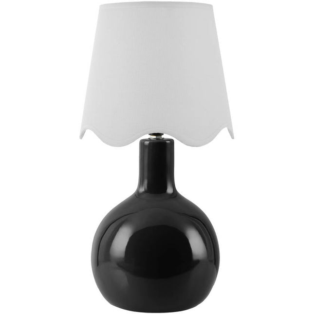 Rondy Rustic Black/White Table Lamp Home Decor > Lighting > Lamp > Table Lamps TriadCommerceInc 15"H x 9"W x 9"D