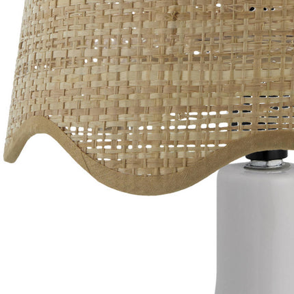 Rondy Rustic Wheat/White Table Lamp Lighting TriadCommerceInc