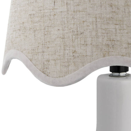 Rondy Rustic White/Wheat Table Lamp Lighting TriadCommerceInc
