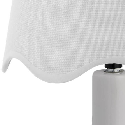 Rondy Rustic White Table Lamp Lighting TriadCommerceInc
