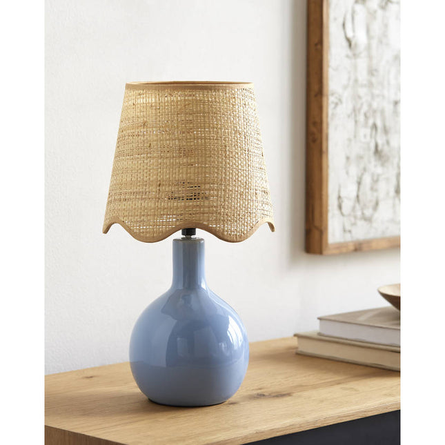 Rondy Rustic Blue Table Lamp Home Decor > Lighting > Lamp > Table Lamps TriadCommerceInc