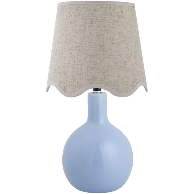 Rondy Rustic Blue/Wheat Table Lamp Home Decor > Lighting > Lamp > Table Lamps TriadCommerceInc 15"H x 9"W x 9"D