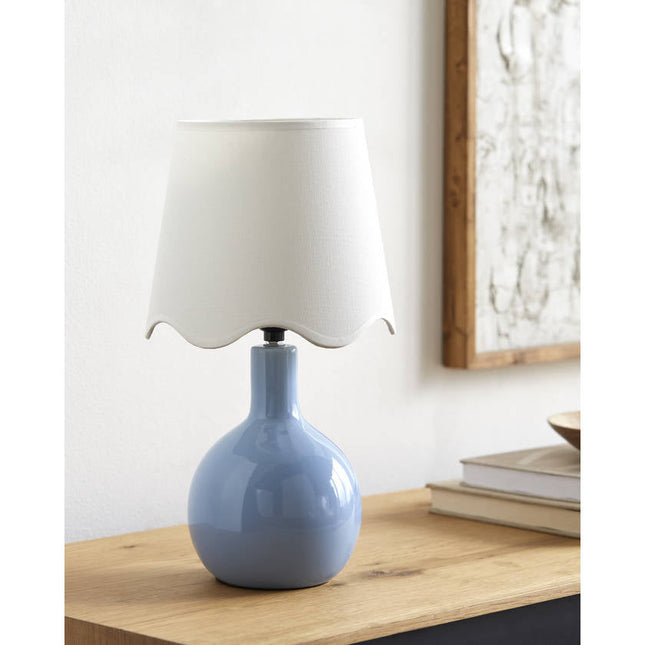 Rondy Rustic Blue/White Table Lamp Home Decor > Lighting > Lamp > Table Lamps TriadCommerceInc