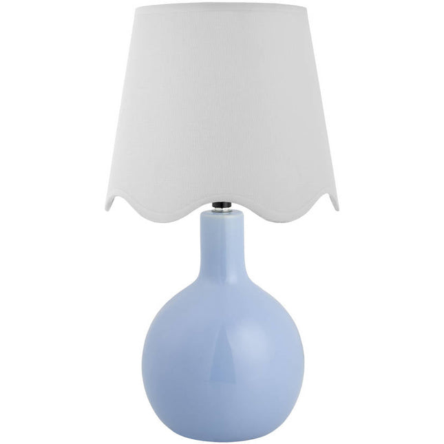 Rondy Rustic Blue/White Table Lamp Home Decor > Lighting > Lamp > Table Lamps TriadCommerceInc 15"H x 9"W x 9"D