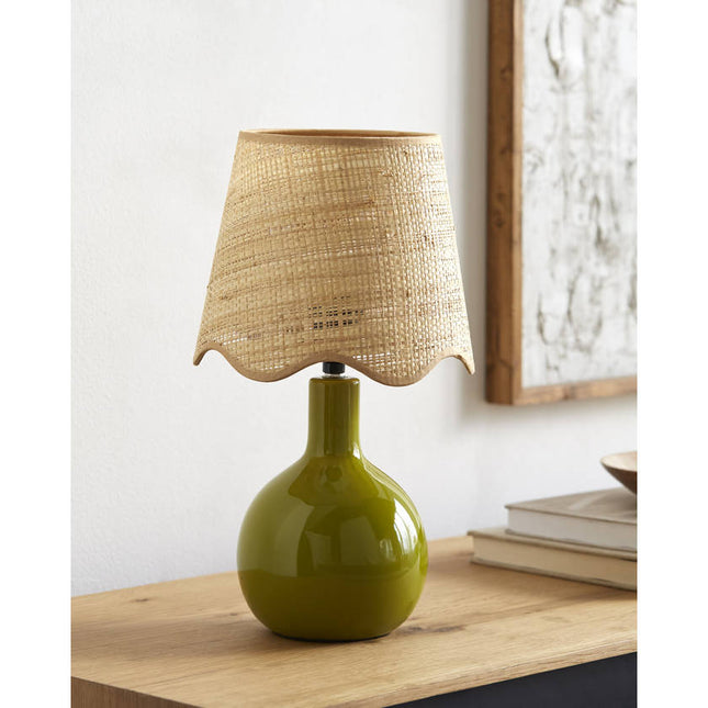 Rondy Rustic Green Table Lamp Home Decor > Lighting > Lamp > Table Lamps TriadCommerceInc