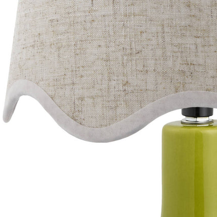Rondy Rustic Green/Wheat Table Lamp Home Decor > Lighting > Lamp > Table Lamps TriadCommerceInc