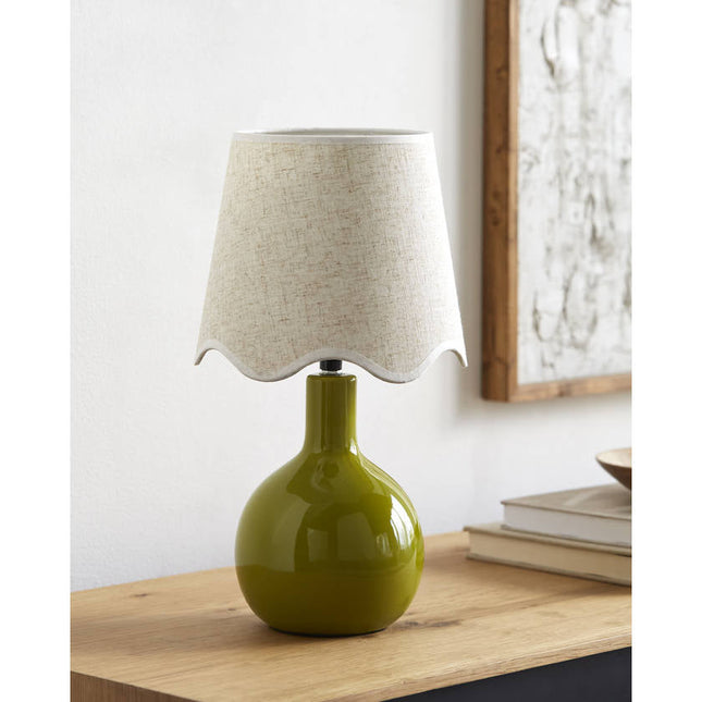 Rondy Rustic Green/Wheat Table Lamp Home Decor > Lighting > Lamp > Table Lamps TriadCommerceInc