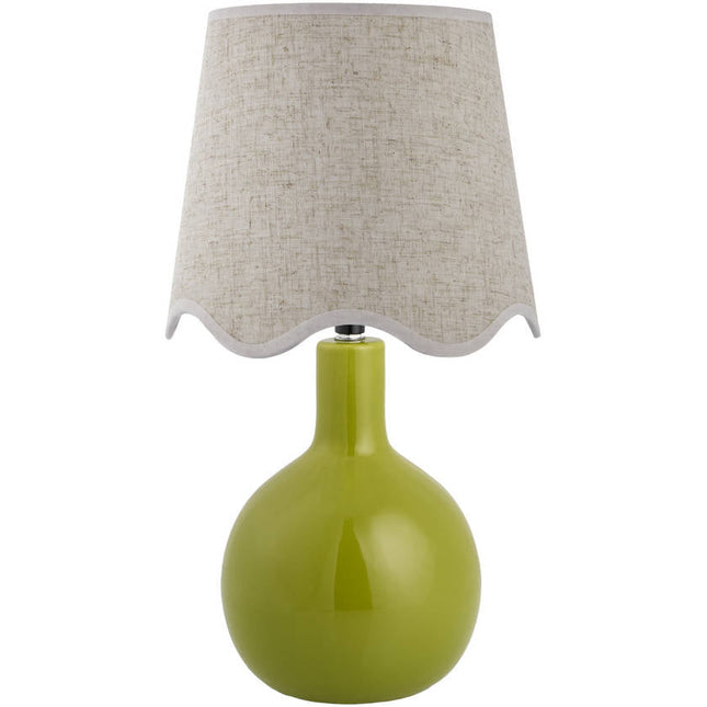 Rondy Rustic Green/Wheat Table Lamp Home Decor > Lighting > Lamp > Table Lamps TriadCommerceInc 15"H x 9"W x 9"D