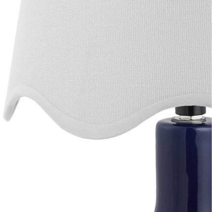 Rondy Rustic Dark Blue/White Table Lamp Home Decor > Lighting > Lamp > Table Lamps TriadCommerceInc
