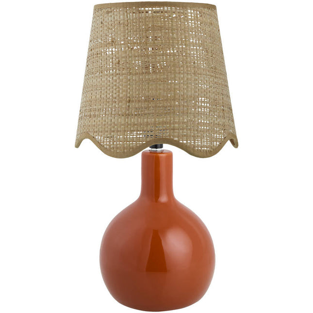Rondy Rustic Red Table Lamp Home Decor > Lighting > Lamp > Table Lamps TriadCommerceInc 15"H x 9"W x 9"D