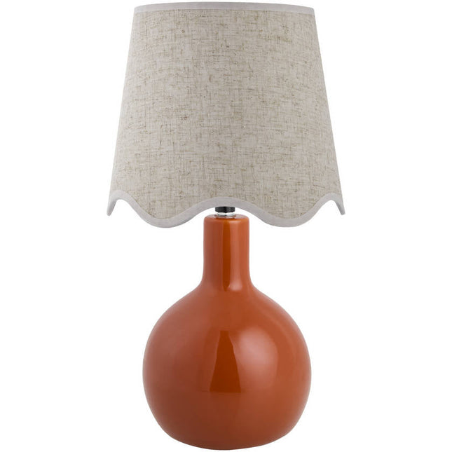 Rondy Rustic Red/Wheat Table Lamp Lighting TriadCommerceInc 15"H x 9"W x 9"D