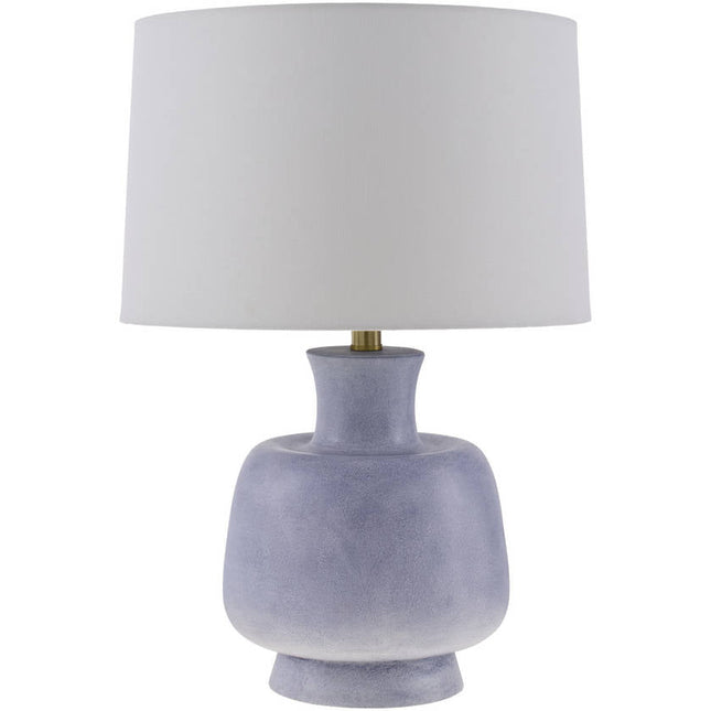 Ginny Traditional Blue Table Lamp Lighting TriadCommerceInc 22"H x 15"W x 15"D