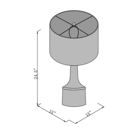 Lillia Cottage White Table Lamp Home Decor > Lighting > Lamp > Table Lamps TriadCommerceInc