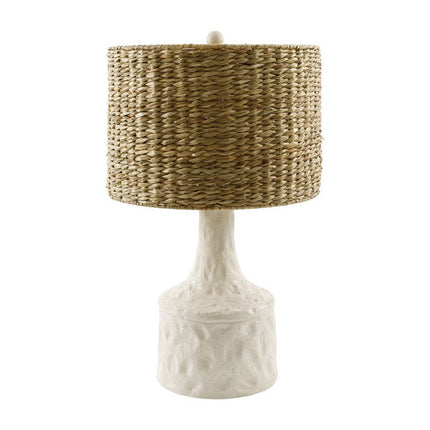 Lillia Cottage White Table Lamp Home Decor > Lighting > Lamp > Table Lamps TriadCommerceInc 25"H x 15"W x 15"D