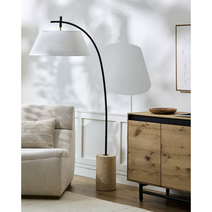 Renny Traditional Black/Beige Floor Lamp Home Decor > Lighting > Lamp > Floor Lamps TriadCommerceInc