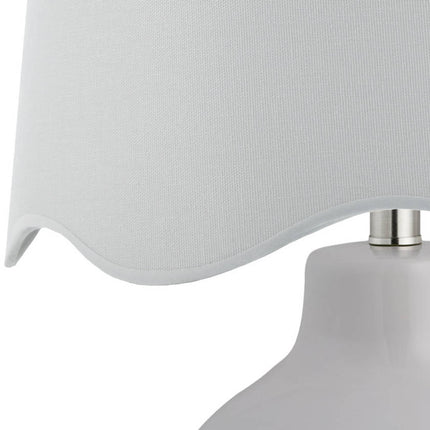 Tereza Rustic White Table Lamp Home Decor > Lighting > Lamp > Table Lamps TriadCommerceInc