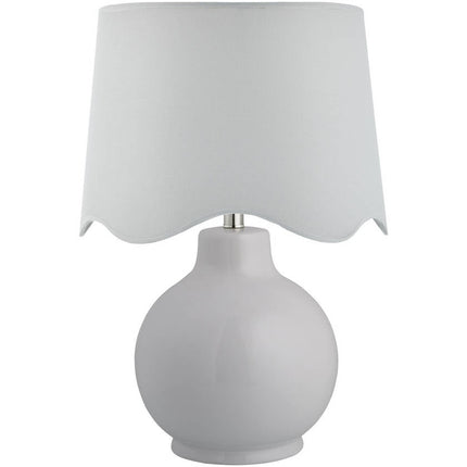 Tereza Rustic White Table Lamp Home Decor > Lighting > Lamp > Table Lamps TriadCommerceInc 22"H x 15"W x 15"D