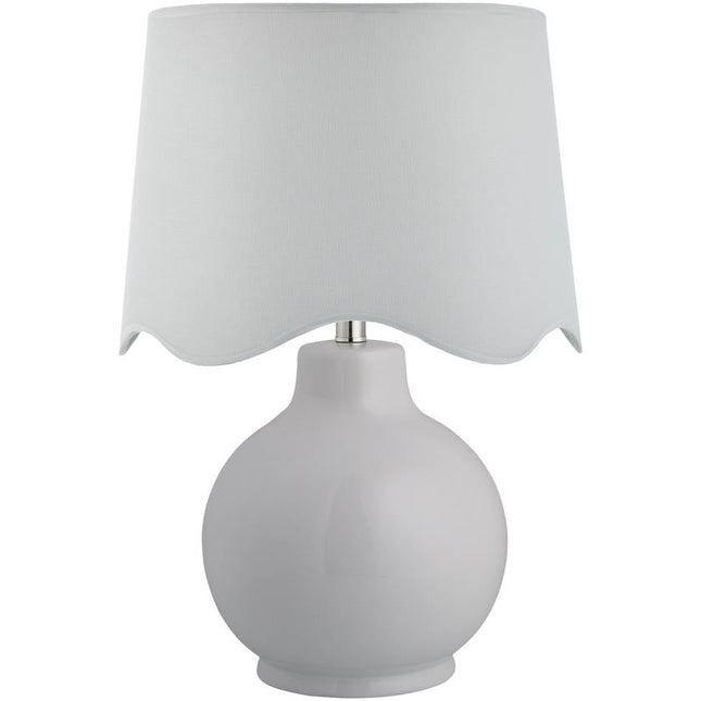 Tereza Rustic White Table Lamp Home Decor > Lighting > Lamp > Table Lamps TriadCommerceInc 22"H x 15"W x 15"D