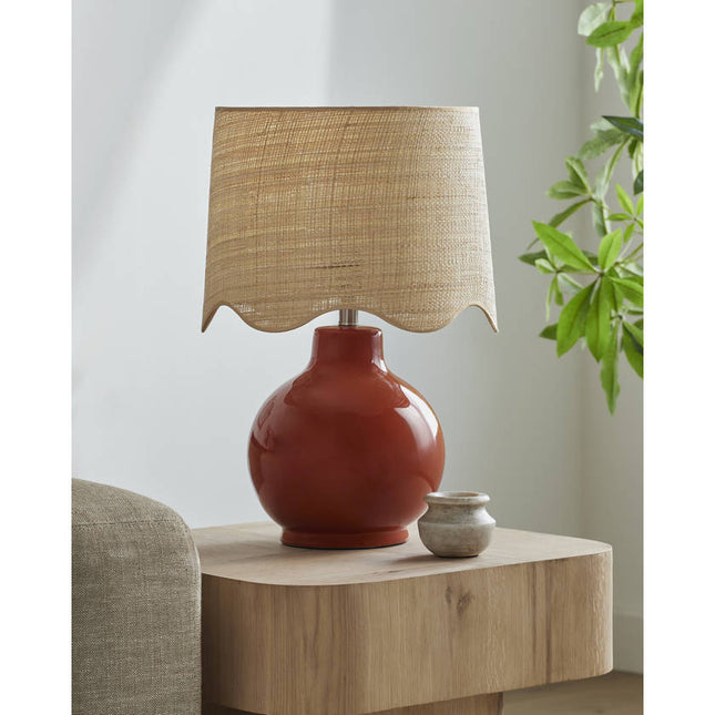 Tereza Rustic Red Table Lamp Home Decor > Lighting > Lamp > Table Lamps TriadCommerceInc
