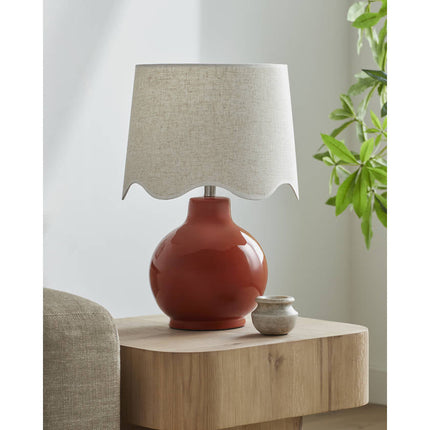 Tereza Rustic Red/Wheat Table Lamp Home Decor > Lighting > Lamp > Table Lamps TriadCommerceInc