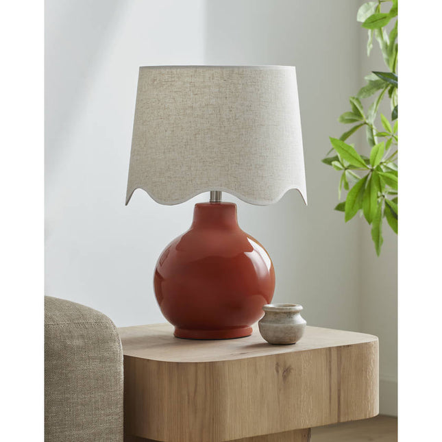 Tereza Rustic Red/Wheat Table Lamp Home Decor > Lighting > Lamp > Table Lamps TriadCommerceInc