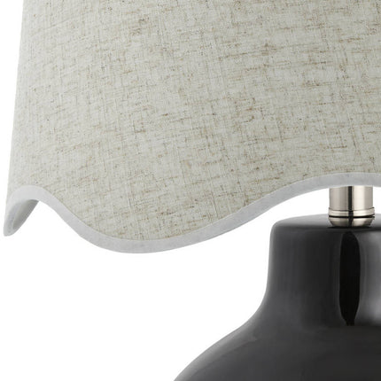 Tereza Rustic Black/Wheat Table Lamp Lighting TriadCommerceInc