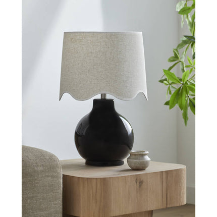 Tereza Rustic Black/Wheat Table Lamp Lighting TriadCommerceInc