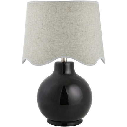 Tereza Rustic Black/Wheat Table Lamp Lighting TriadCommerceInc 22"H x 15"W x 15"D