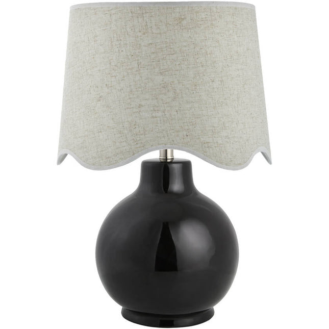 Tereza Rustic Black/Wheat Table Lamp Lighting TriadCommerceInc 22"H x 15"W x 15"D