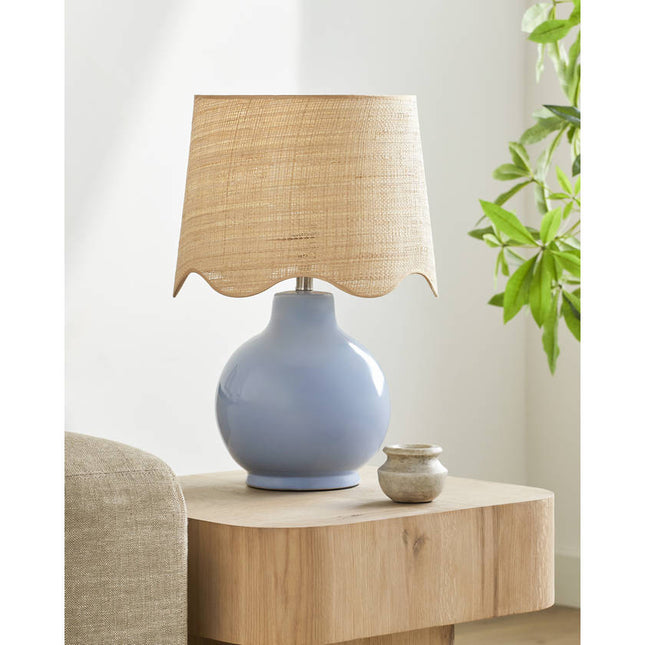 Tereza Rustic Blue Table Lamp Home Decor > Lighting > Lamp > Table Lamps TriadCommerceInc