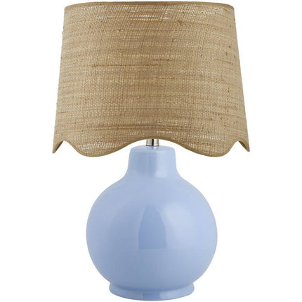 Tereza Rustic Blue Table Lamp Home Decor > Lighting > Lamp > Table Lamps TriadCommerceInc 22"H x 15"W x 15"D