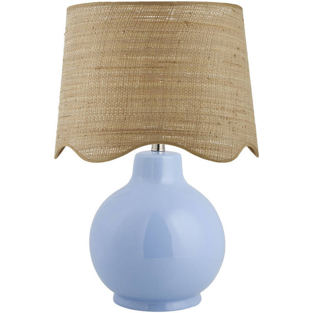 Tereza Rustic Blue Table Lamp Home Decor > Lighting > Lamp > Table Lamps TriadCommerceInc 22"H x 15"W x 15"D