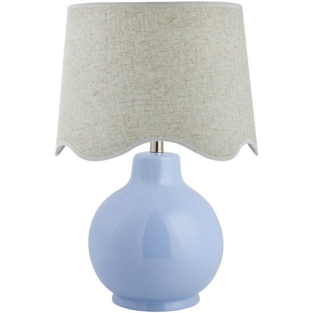 Tereza Rustic Blue/Wheat Table Lamp Home Decor > Lighting > Lamp > Table Lamps TriadCommerceInc 22"H x 15"W x 15"D