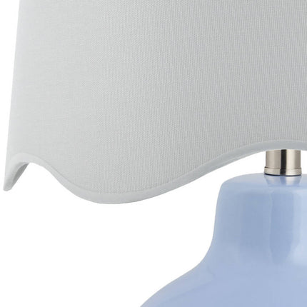 Tereza Rustic Blue/White Table Lamp Home Decor > Lighting > Lamp > Table Lamps TriadCommerceInc