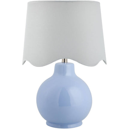 Tereza Rustic Blue/White Table Lamp Home Decor > Lighting > Lamp > Table Lamps TriadCommerceInc 22"H x 15"W x 15"D