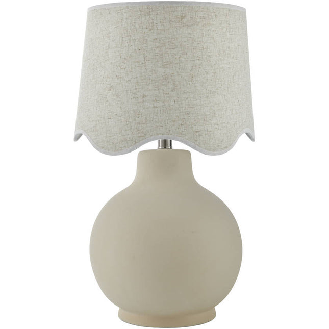 Tereza Rustic Cream/Wheat Table Lamp Home Decor > Lighting > Lamp > Table Lamps TriadCommerceInc 22"H x 15"W x 15"D