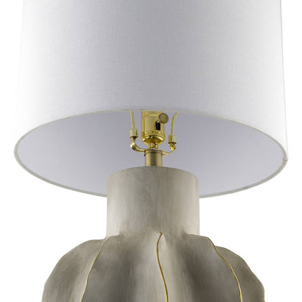 Jaryd Rustic Light Gray Table Lamp Lighting TriadCommerceInc
