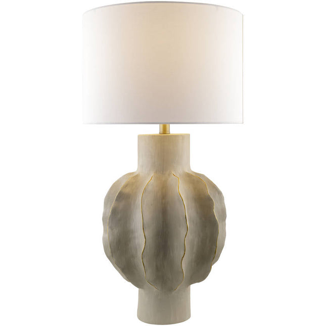 Jaryd Rustic Light Gray Table Lamp Lighting TriadCommerceInc