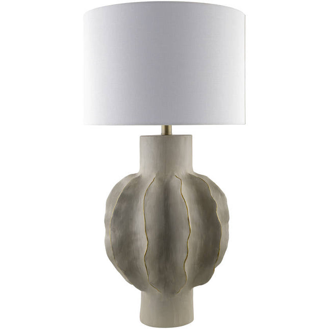 Jaryd Rustic Light Gray Table Lamp Lighting TriadCommerceInc 30"H x 16"W x 16"D
