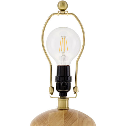 Tarik Traditional Beige Table Lamp Lighting TriadCommerceInc
