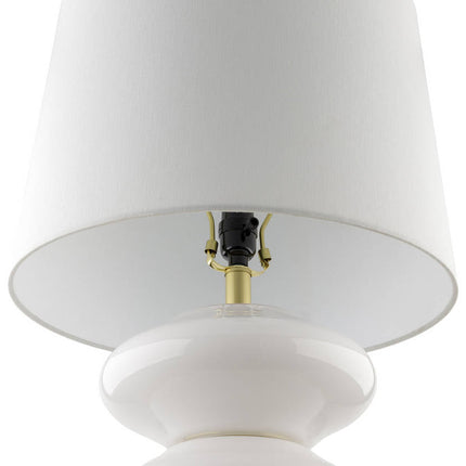 Shauri Traditional White Table Lamp Home Decor > Lighting > Lamp > Table Lamps TriadCommerceInc