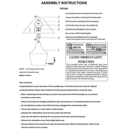 Kiva Traditional Brick Table Lamp Home Decor > Lighting > Lamp > Table Lamps TriadCommerceInc
